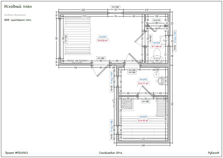Модульная баня «Скандинавия ULTRA»