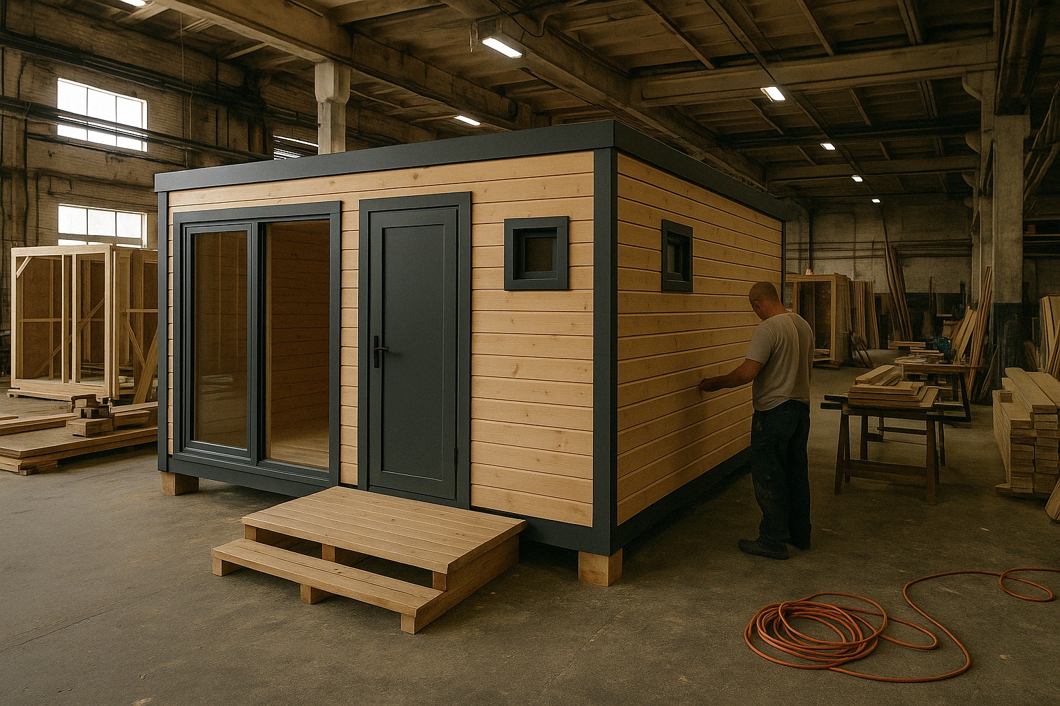 Один день на производстве «Рубаноф» — как рождаются модульные бани