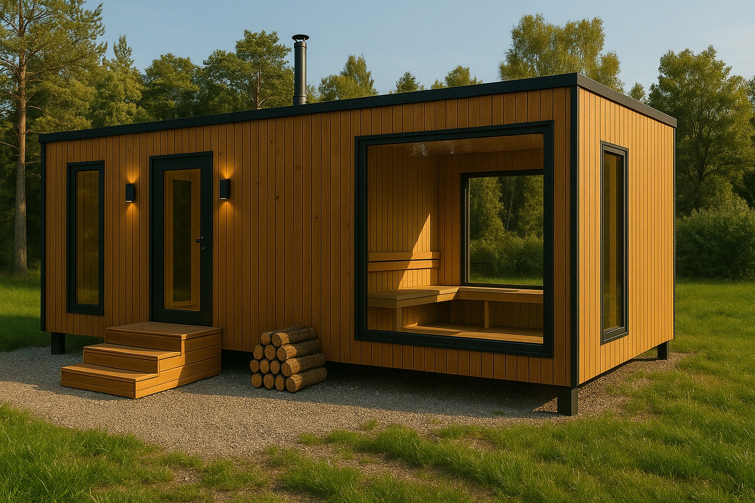 Закажите индивидуальный проект модульной бани «СКАНДИНАВИЯ»