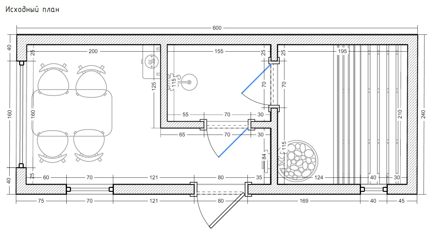 Модульная баня «Барн STANDART»