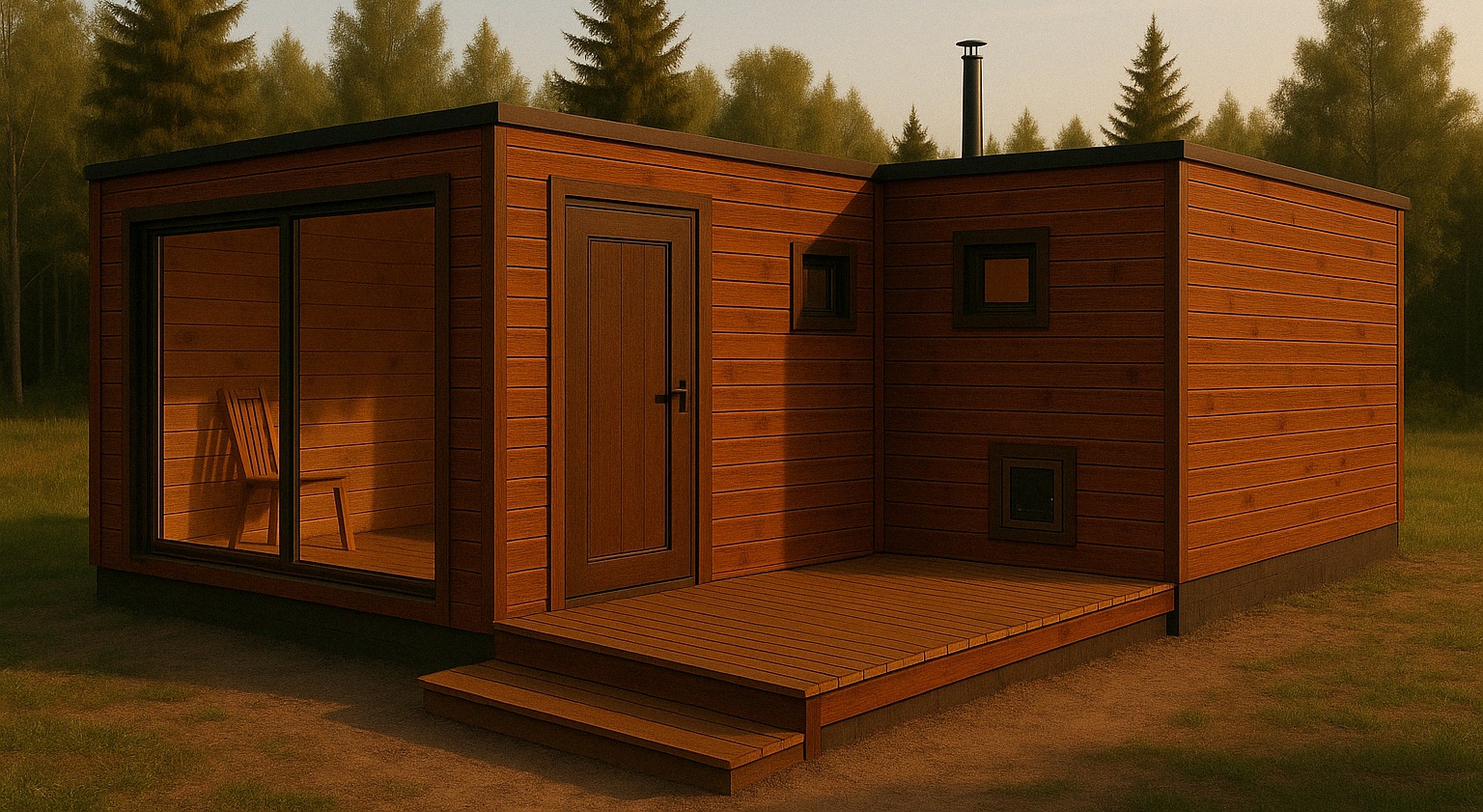 Закажите индивидуальный проект модульной бани «СКАНДИНАВИЯ ULTRA»