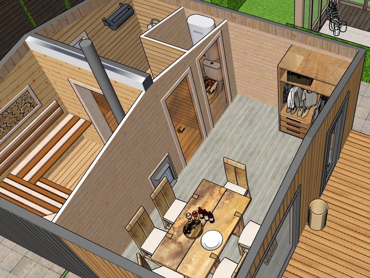 Модульная баня «Оникс»