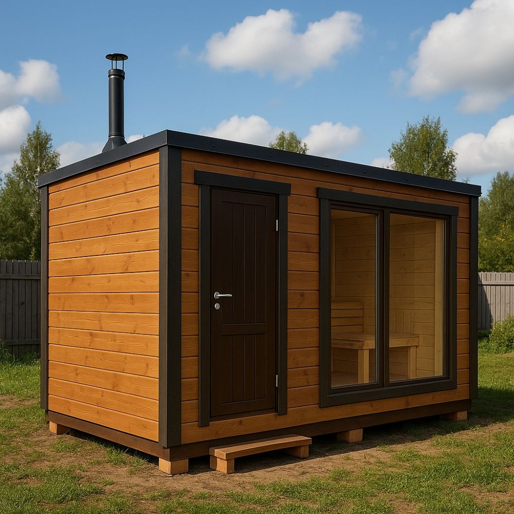 Модульная баня под ключ: как получить готовую парилку за 1 день без стройки и головной боли